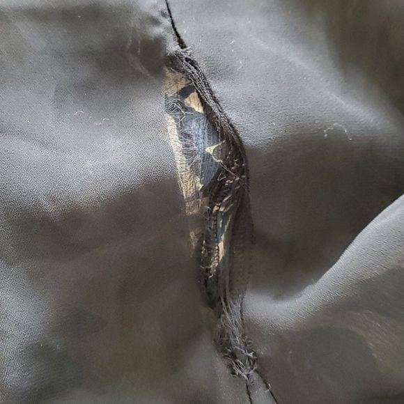 NWOT Sigrid Olsen Dark Navy Taupe Black Trumpet Skirt - Picture 8 of 8